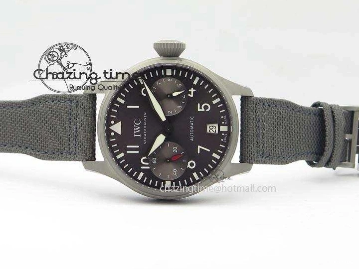 MIROTIME 1230 SunProtective Big Pilot Real PR IW500910 “Patrouille Suisse” ZF 1:1 Best Edition On Gray Nylon Strap 7278